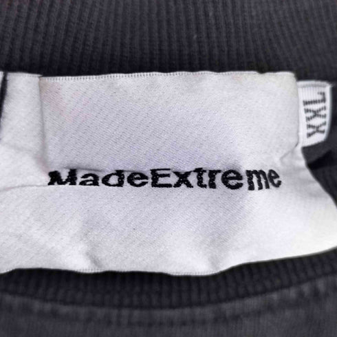 メイド エクストリーム MADE EXTREME ダメージ加工 エイリアン プリント クルーネック Tシャツ メンズ import:XXL