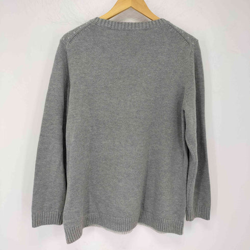 トミーヒルフィガー TOMMY HILFIGER Apres Ski バーズアイ クルーネックニット レディース JPN:XL