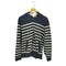 エディーバウアー Eddie Bauer ボーダー ダブルジッパー パーカー メンズ import:M