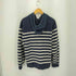 エディーバウアー Eddie Bauer ボーダー ダブルジッパー パーカー メンズ import:M