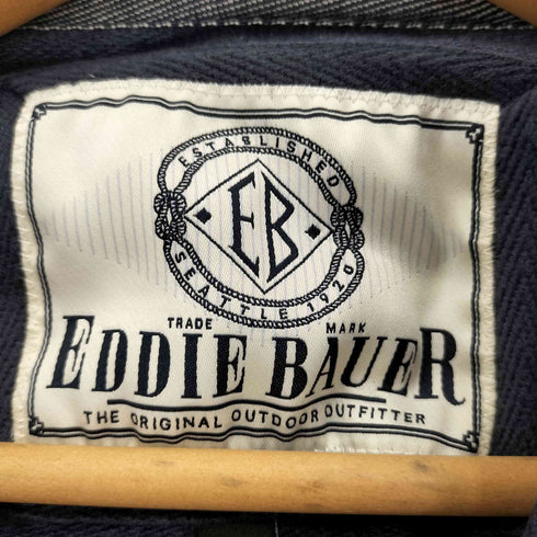 エディーバウアー Eddie Bauer ボーダー ダブルジッパー パーカー メンズ import:M
