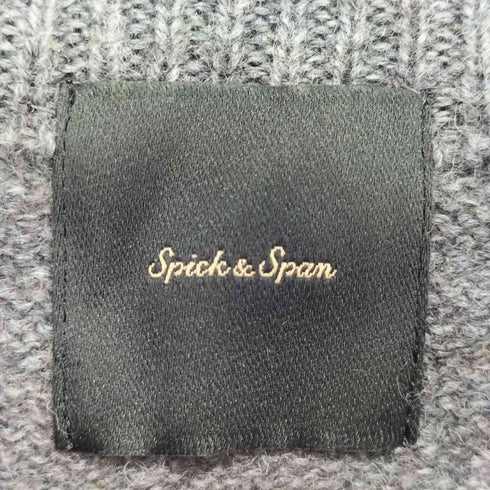 スピックアンドスパン Spick and Span ラグランロゴニットプルオーバー レディース