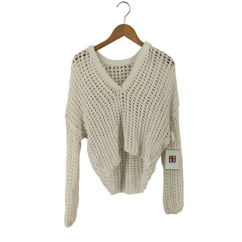 シーナリー SHENERY キーネックローゲージニットプルオーバー レディース