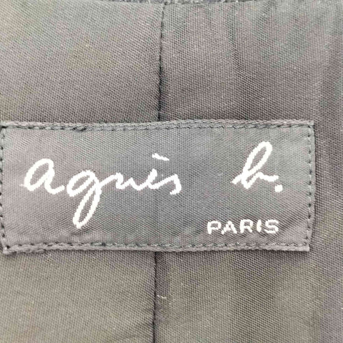 アニエスベー agnes b. PARIS フランス製 3B ウール テーラードジャケット レディース JPN:38