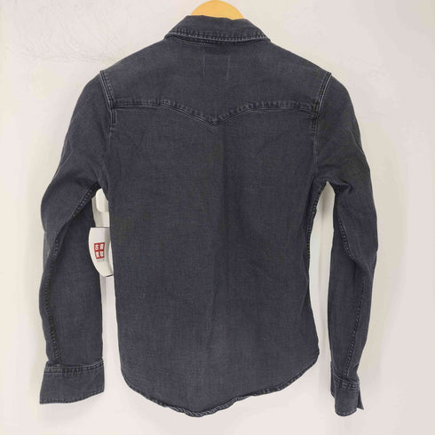 リーバイス Levis CLASSIC FIT ブラックデニムシャツ レディース JPN:XS