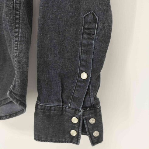 リーバイス Levis CLASSIC FIT ブラックデニムシャツ レディース JPN:XS