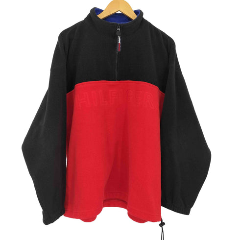 トミーヒルフィガー TOMMY HILFIGER ハーフジップ フリース プルオーバー メンズ JPN:L