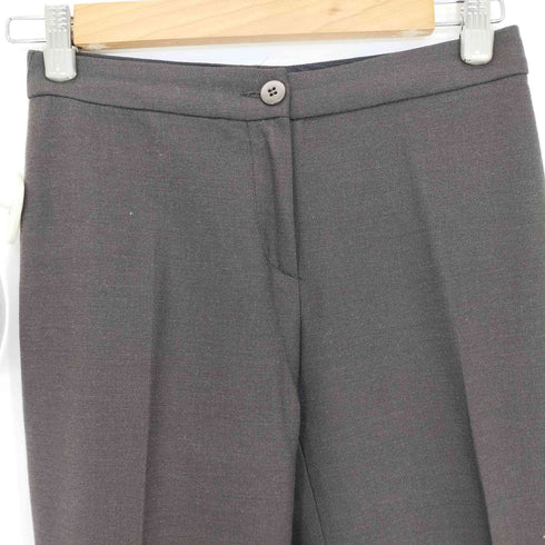 アルマーニコレツィオーニ ARMANI COLLEZIONI センタープレス ウール スラックス レディース EUR:40-42