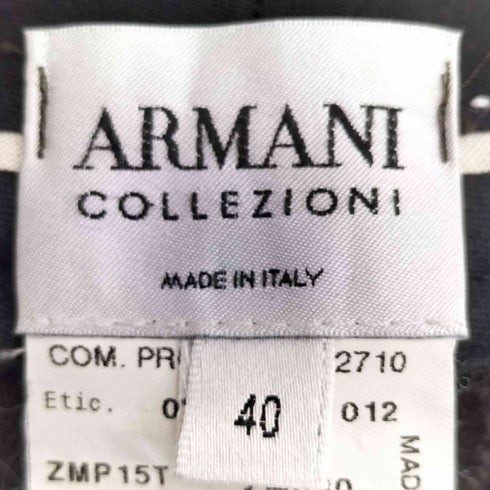 アルマーニコレツィオーニ ARMANI COLLEZIONI センタープレス ウール スラックス レディース EUR:40-42