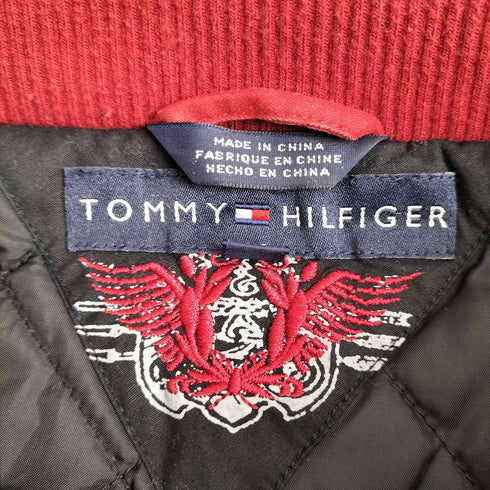 トミーヒルフィガー TOMMY HILFIGER 裏地キルティング ロゴ刺繍 ジップジャケット メンズ JPN:XL
