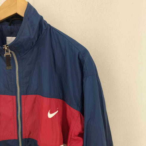 ナイキ NIKE 90s 裏地メッシュ ロゴ刺繍 ジップアップジャケット メンズ import:M