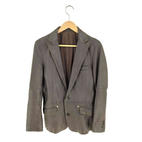 コムサデモードメン COMME CA DU MODE MEN シープレザー 2B テーラードジャケット メンズ JPN:S