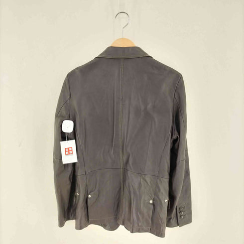 コムサデモードメン COMME CA DU MODE MEN シープレザー 2B テーラードジャケット メンズ JPN:S