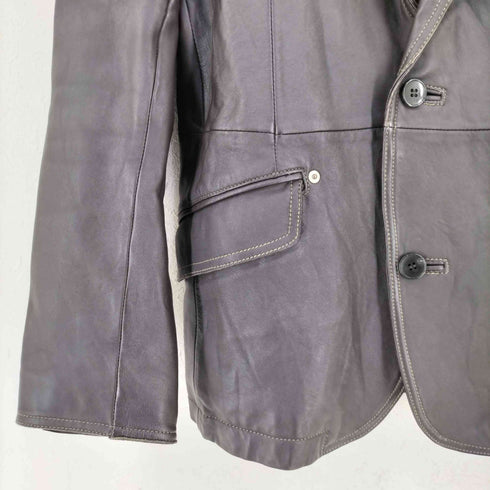 コムサデモードメン COMME CA DU MODE MEN シープレザー 2B テーラードジャケット メンズ JPN:S