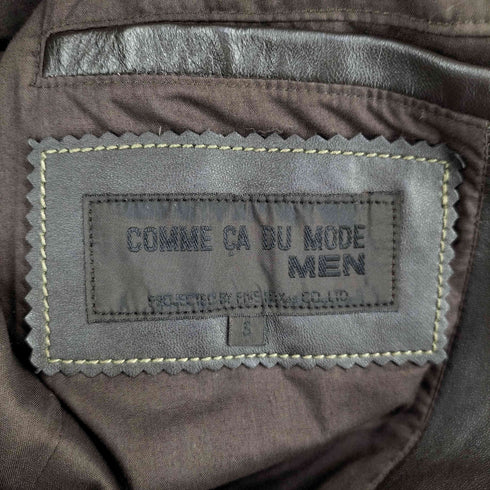 コムサデモードメン COMME CA DU MODE MEN シープレザー 2B テーラードジャケット メンズ JPN:S
