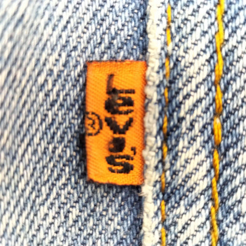 リーバイス Levis 80S 89年製 USA製 20505 パッチ無し オレンジタブ ボタン裏513 ジップフライ デニム パンツ メンズ W36 L30