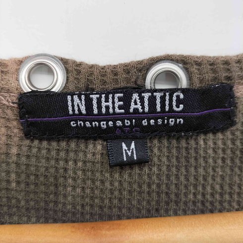 インザアティック In The Attic 00s Y2K 迷彩 ハトメ ワッフル タンクトップ レディース JPN:M