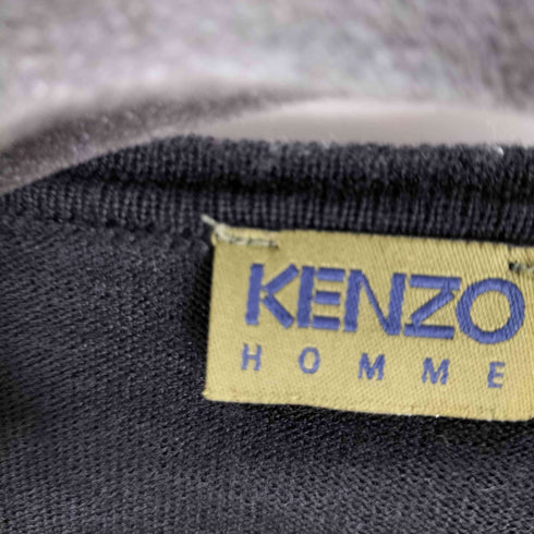ケンゾーオム KENZO HOMME ウール100% プリントデザインニット メンズ