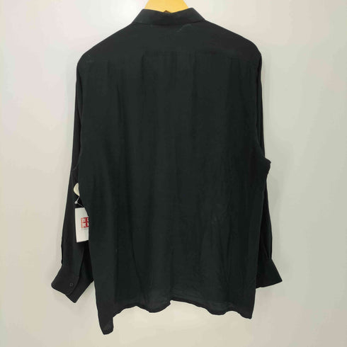 BOCCI 比翼 L/S シルク シャツ メンズ XL