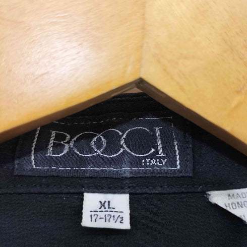 BOCCI 比翼 L/S シルク シャツ メンズ XL