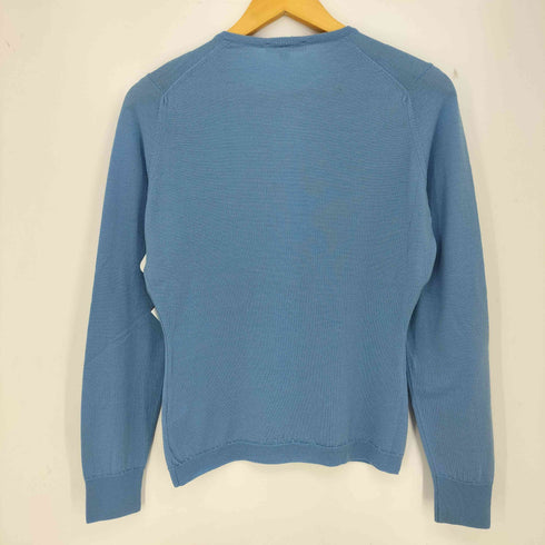 ジョンスメドレー JOHN SMEDLEY イギリス製 ウール クルーネックカーディガン レディース import:M