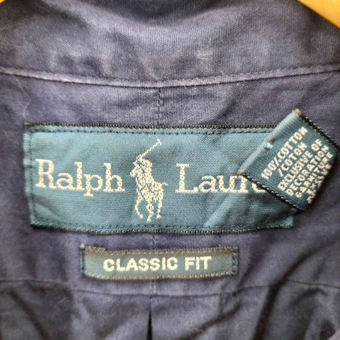 ラルフローレン RALPH LAUREN CLASSIC FIT クロップド ボタンダウンシャツ レディース L