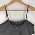 ザラ ZARA ナイロン フロントジップ キャミソール ミディワンピース レディース import:M