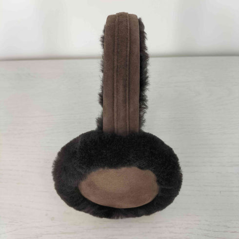 アグオーストラリア UGG Australia ロゴプレート スウェード 耳当て イヤーマフラー レディース ONE SIZE