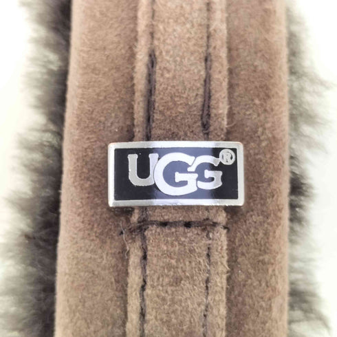 アグオーストラリア UGG Australia ロゴプレート スウェード 耳当て イヤーマフラー レディース ONE SIZE