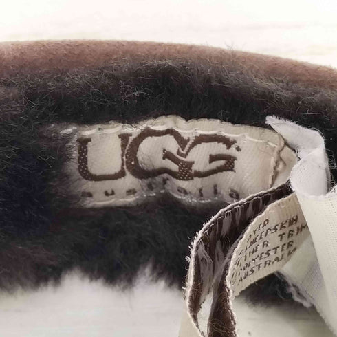 アグオーストラリア UGG Australia ロゴプレート スウェード 耳当て イヤーマフラー レディース ONE SIZE