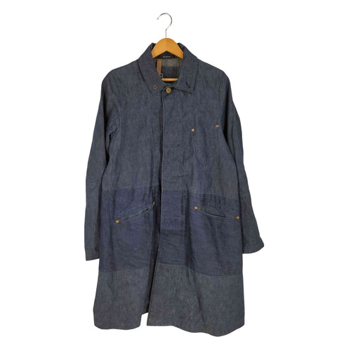 ジョンブル Johnbull コットンリネン 比翼 デニムコート メンズ JPN:M