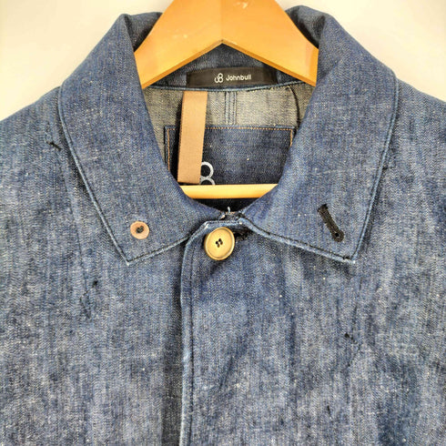 ジョンブル Johnbull コットンリネン 比翼 デニムコート メンズ JPN:M