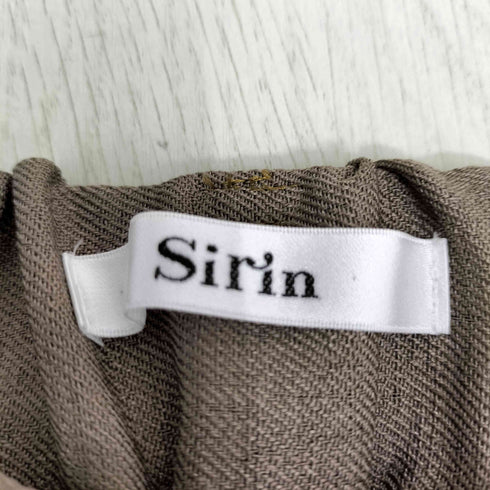 Sirin 【リネンライク】ストレートスリットパンツ レディース