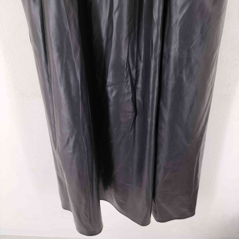 ザラ ZARA フェイクレザー キャミワンピース レディース import:S