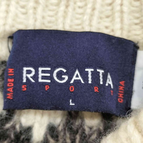 レガッタ REGATTA ウール ボーダー クルーネックニット メンズ import:L