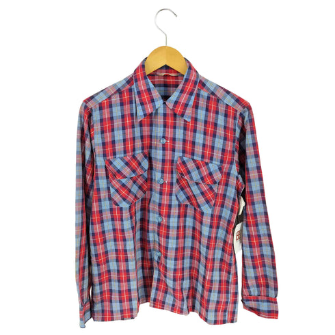 ピルグリム PILGRIM 50s チェックオープンカラーシャツ メンズ import:M