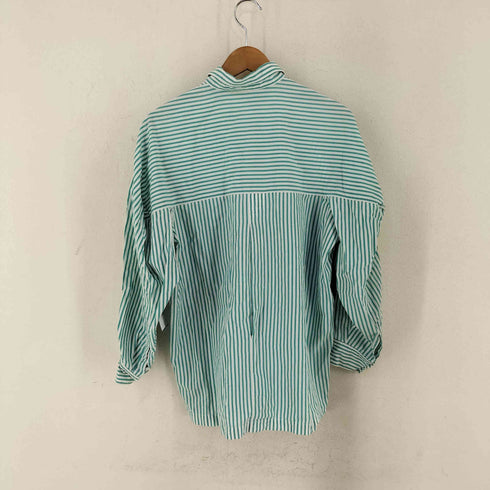 イッセイミヤケ ISSEY MIYAKE 90s 銀タグ ストライプ レギュラーカラーシャツ メンズ JPN:M