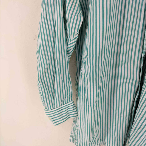 イッセイミヤケ ISSEY MIYAKE 90s 銀タグ ストライプ レギュラーカラーシャツ メンズ JPN:M