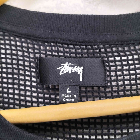 ステューシー Stussy メッシュ クルーネック Tシャツ メンズ import:L