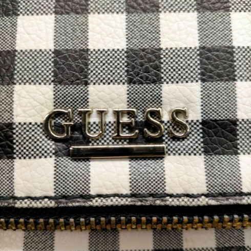 ゲス GUESS ギンガムチェック チェーン ショルダー バッグ レディース
