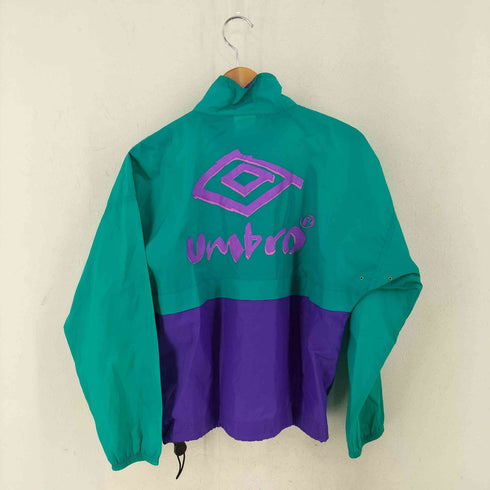 アンブロ UMBRO 80-90s 小文字タグ ハイネック ナイロンジャケット レディース YOUTH-XL