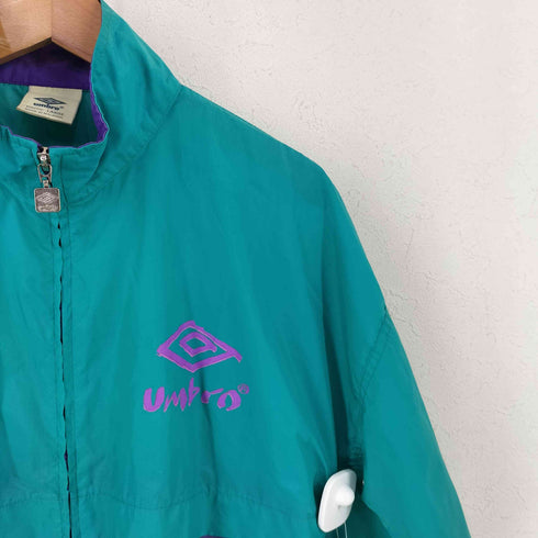 アンブロ UMBRO 80-90s 小文字タグ ハイネック ナイロンジャケット レディース YOUTH-XL