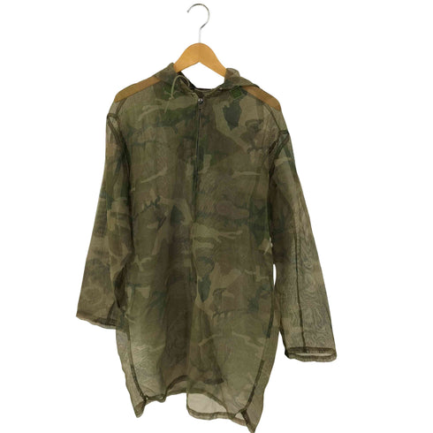 HUNTING CLOTHES カモ柄 メッシュ ジップアップ パーカー メンズ