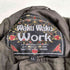 WAKU WAKU WORK 缶バッチ 裾ドローコード 中綿ジャケット メンズ LL