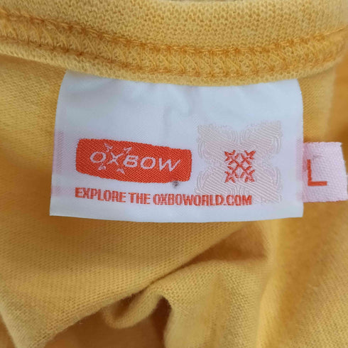 OXBOW 90s Y2K メタリックプリント クルーネックTシャツ メンズ JPN:L