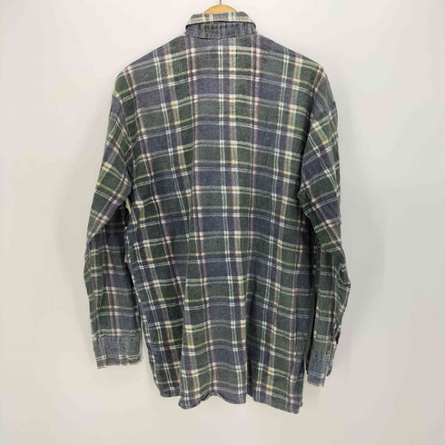 MAYNE タータン チェック プリント ネル シャツ プリネル メンズ import:M