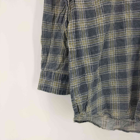 WORKER PROFI COMPANY チェック プリント ネル シャツ プリネル メンズ import:M