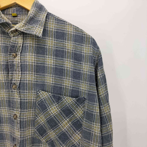 WORKER PROFI COMPANY チェック プリント ネル シャツ プリネル メンズ import:M