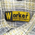 WORKER PROFI COMPANY チェック プリント ネル シャツ プリネル メンズ import:M