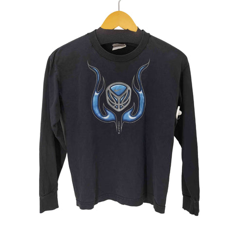 ナイキ NIKE Y2K HOOP ファイヤーパターン フロントプリント ロングスリーブTシャツ レディース import:L
